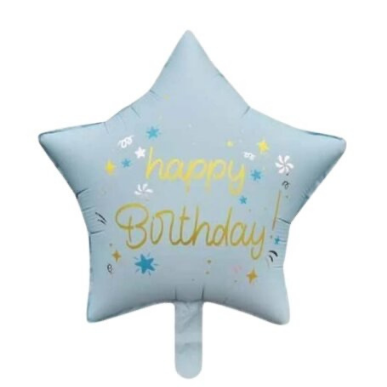 Happy Birthday Yıldız Folyo Uçan Balon - görsel 2