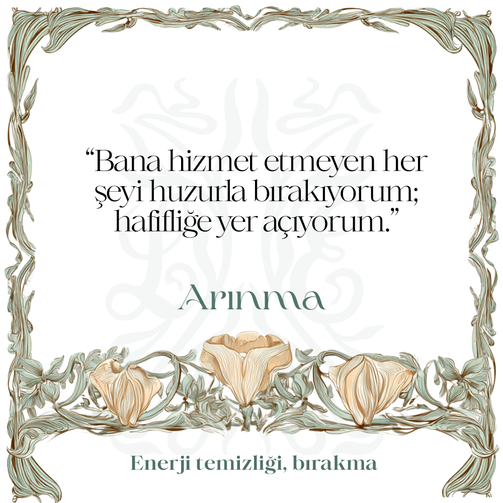 Arınma — RITUALS koleksiyonu No.22 — Lisan-ı Ezhar