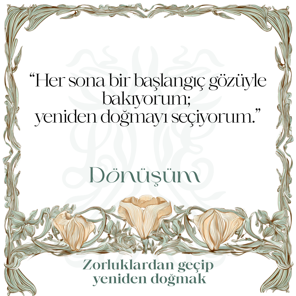Dönüşüm — RITUALS koleksiyonu No.26 — Lisan-ı Ezhar