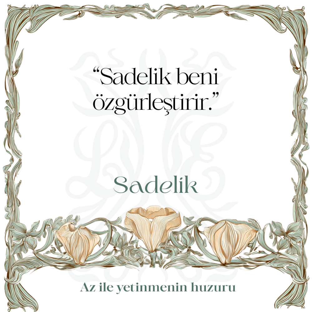 Sadelik — RITUALS koleksiyonu No.29 — Lisan-ı Ezhar