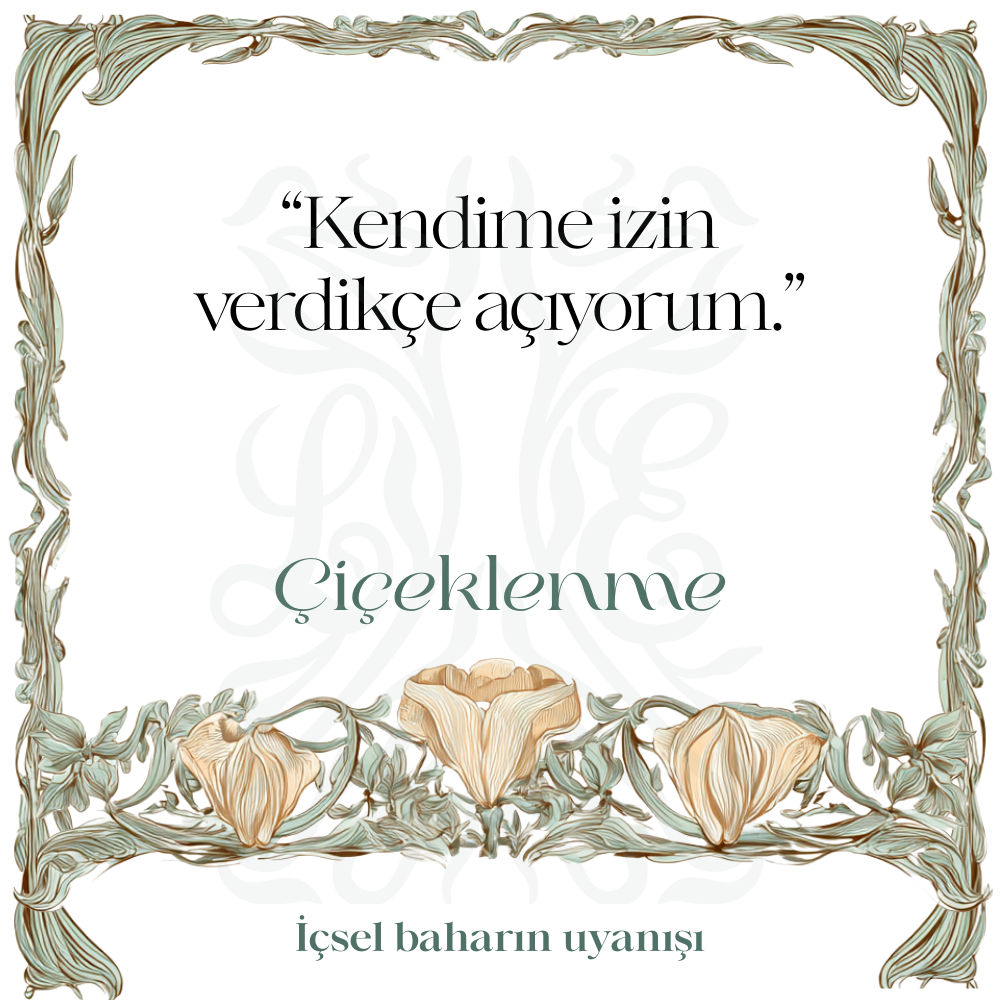 Çiçeklenme — RITUALS koleksiyonu No.10 — Lisan-ı Ezhar