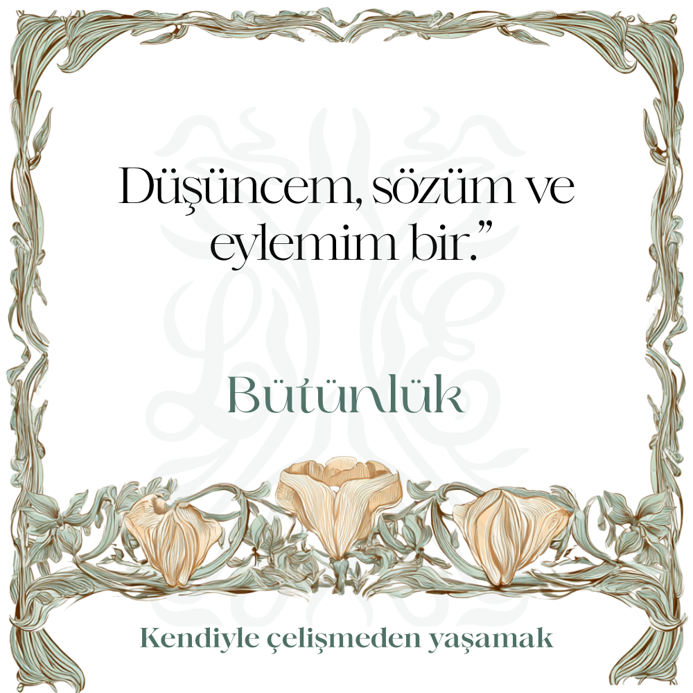 Bütünlük — RITUALS koleksiyonu No.3 — Lisan-ı Ezhar