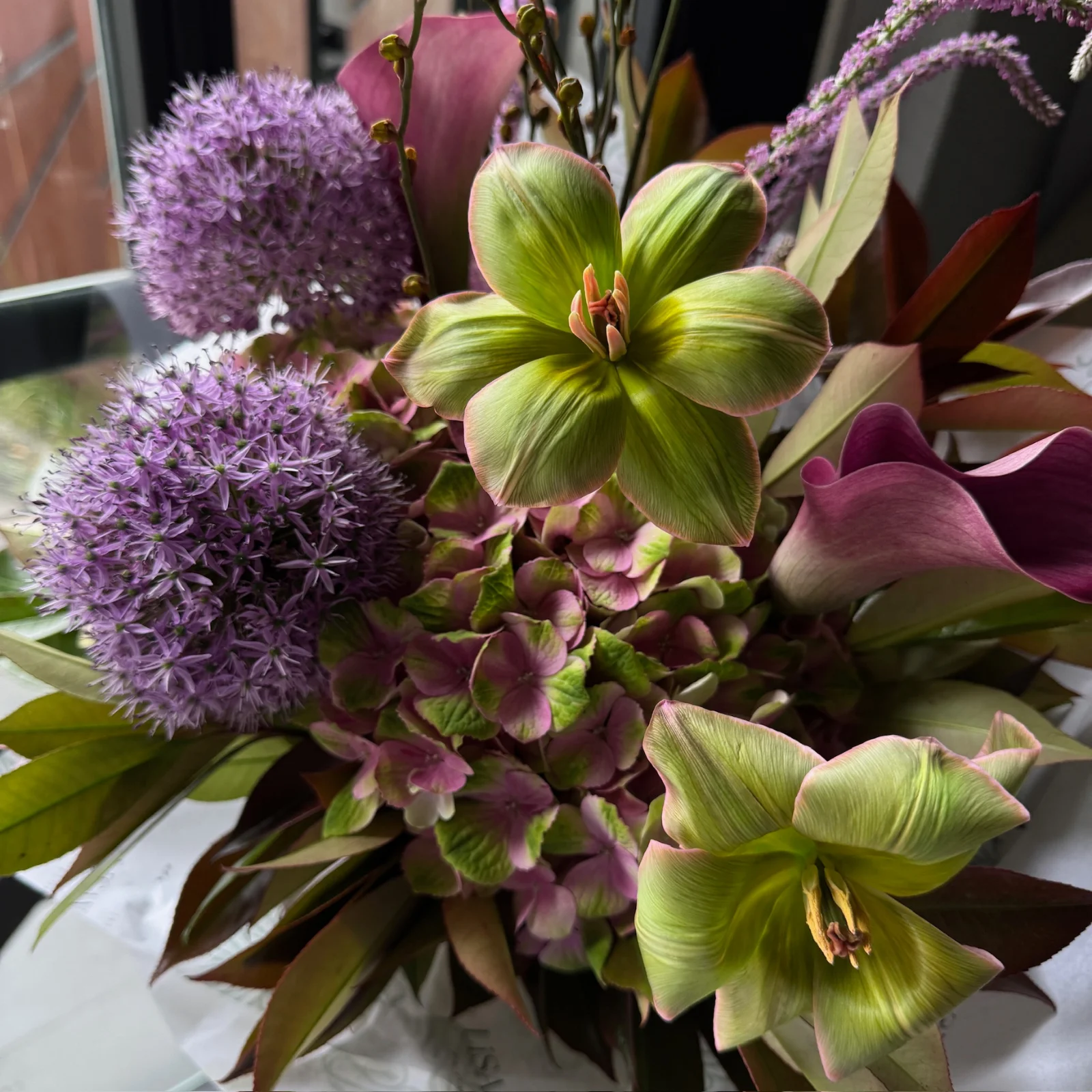 Allium ve Ortancalı Buket - görsel 2