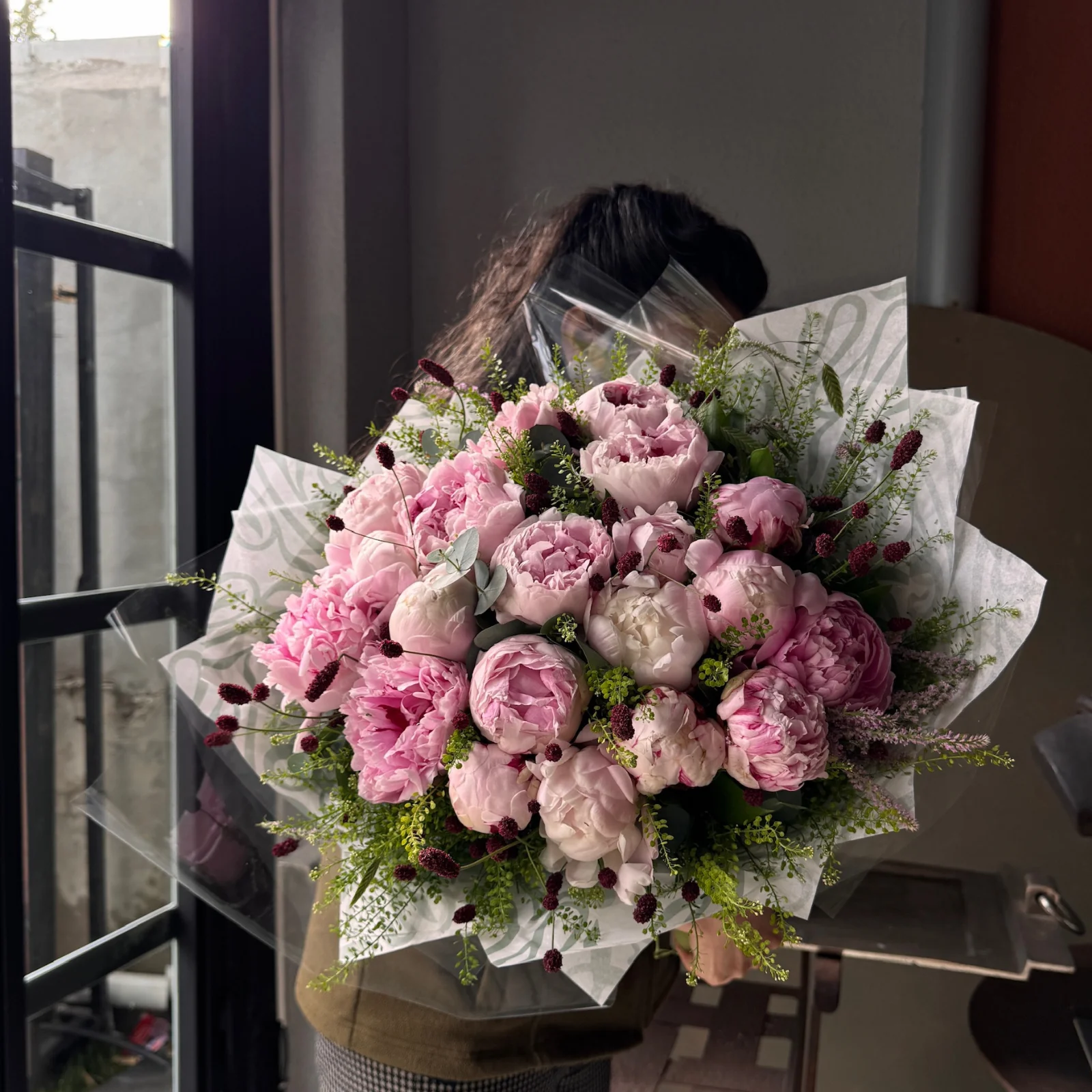 20'li Pembe Şakayık Buketi — BUKET koleksiyonu No.10 — Lisan-ı Ezhar