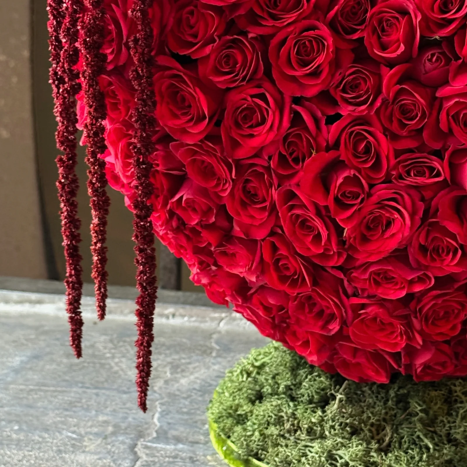 Coeur No:5 Kırmızı | 3D Kalp Çiçek - görsel 2