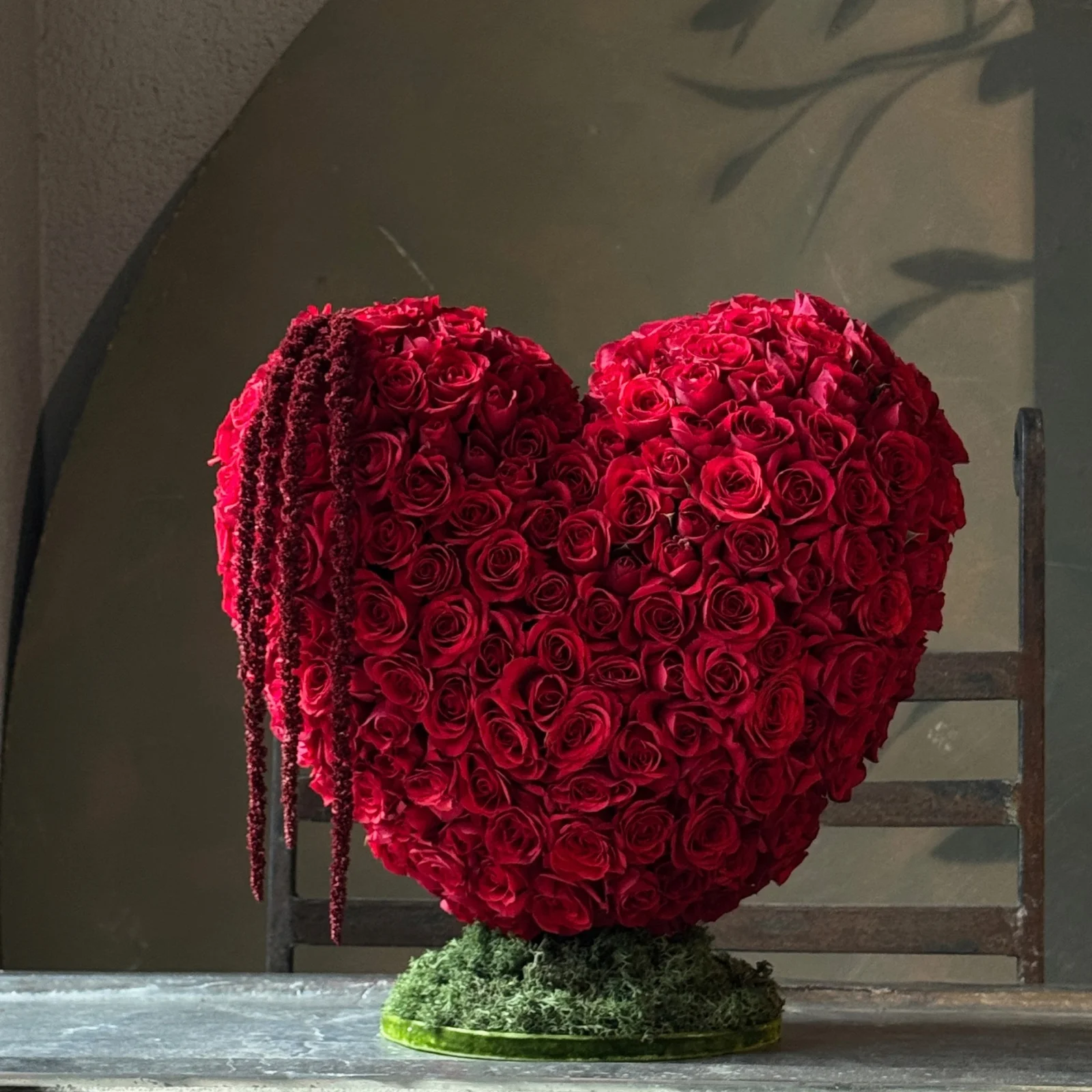 Coeur No:5 Kırmızı | 3D Kalp Çiçek - görsel 4