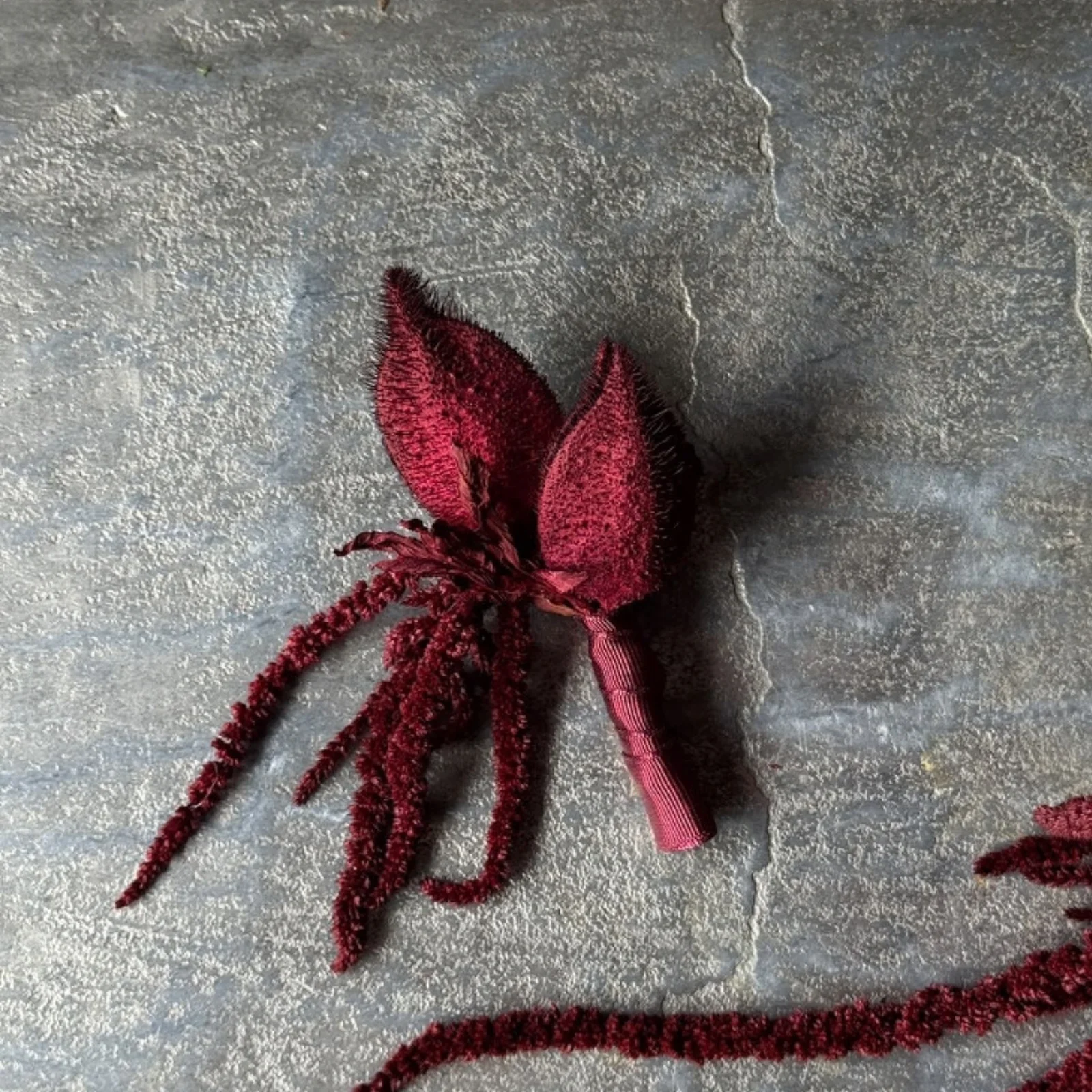 Bridal No.07 | Kırmızı Anthurium Gelin Buketi - görsel 2